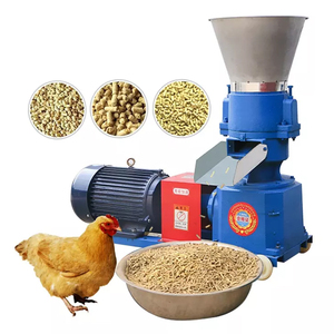 เครื่องอัดเม็ดอาหารสัตว์ปีกขนาดเล็กสำหรับอาหารไก่ อัลฟัลฟ่า ฮอปส์ อาหารกระต่าย ใช้ในฟาร์มหรือบ้าน - Product Image 1