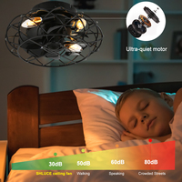 Nouveau Spot Marchandises Pas Cher Prix Ventilateur De Plafond Lustre 18 Pouces 3 Abs Lame Ventilateur De Plafond Lumière