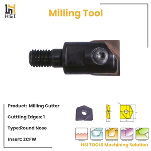 Cabezal <span class=keywords><strong>de</strong></span> Fresado Modular <span class=keywords><strong>de</strong></span> Bola para Herramienta <span class=keywords><strong>de</strong></span> Copiado <span class=keywords><strong>de</strong></span> <span class=keywords><strong>Doble</strong></span> Cara con Inserto Roscado ZCFW M6 M8 M10 M12 M16 - Product Image 2