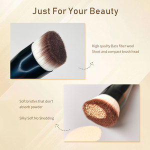 Brocha de Maquillaje Personalizada para Polvo Suelto, de Alta Densidad y Tacto Suave - Product Image 3