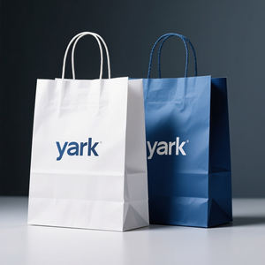 Wholesale Full Custom logo Printed Shopping Paper <b>Bags</b> with Processed Colored Kraft Paper <b>Bags</b> - Product Image 2