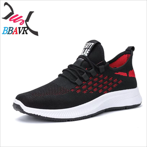 Autumn Men's Sneakers Lightweight Breathable Court Style Outdoor Sport Shoes for Gym & Running <b>Plastic</b> Outsole & <b>Mesh</b> Lining - Product Image 1