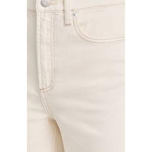 Fashion <b>Women</b> Wide Leg Cream <b>Jeans</b> High Rise Loose Fit Eco-Friendly Denim Pants Plating Street Style Size 26-40 OSCA - Product Image 5