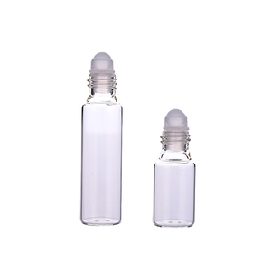 Frascos de Vidro Âmbar Finos de 1ml, 2ml, 3ml, 5ml, 10ml com Borrifador e Rolinhos de Metal/Vidro para Sabonete Líquido - Product Image 1
