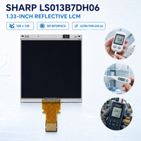 SHARP LS013B7DH06 1,33 Zoll 128x128 Farb-Memory-LCD-Modul Reflektierender TFT-Bildschirm SPI FPC für Integrierung in tragbare Elektronik