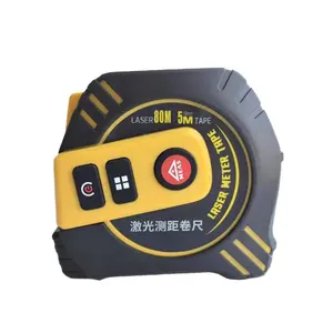 3 In 1 Laser Tape Measure Manufacturer 5m Ruler 40m/80m Laser Ranging Measuring Tape Smart Measuring Tools