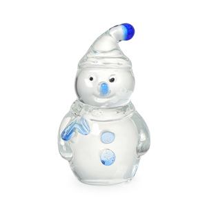 Figuras Decorativas de Cristal Ecológicas con Forma de Muñeco de Nieve, con Sombrero de Copa, Decoración Navideña, Pisapapeles, Decoración para Mesa y Hogar - Product Image 2