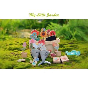 ชุดของเล่นสวนขนาดเล็ก บทบาทสมมติเป็นคนสวน ของเล่นจำลองต้นไม้ 30 ชิ้น บล็อกไม้ ของเล่นจับคู่ บทบาทสมมติ - Product Image 5