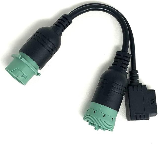 OBD2 Extension Splitter J1939 9-Pin Male 16-Pin Female Adapter PVC Insulated Tinned Copper USB 12V Electronic Diagnostic Wiring