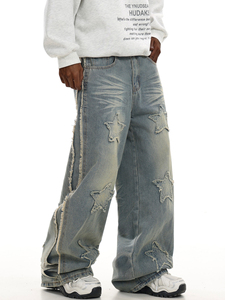 <span class=keywords><strong>Jean</strong></span> cargo <span class=keywords><strong>homme</strong></span> tendance taille mi-haute, doux, grande taille, coloré, imperméable et délavé - Product Image 2