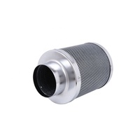Meijiu Kipas Saluran Inline CFM, 8 Inci 750 dengan Filter Karbon 8 Inci 25 Kaki Ducting Combo untuk Ventilasi Tenda Tumbuh