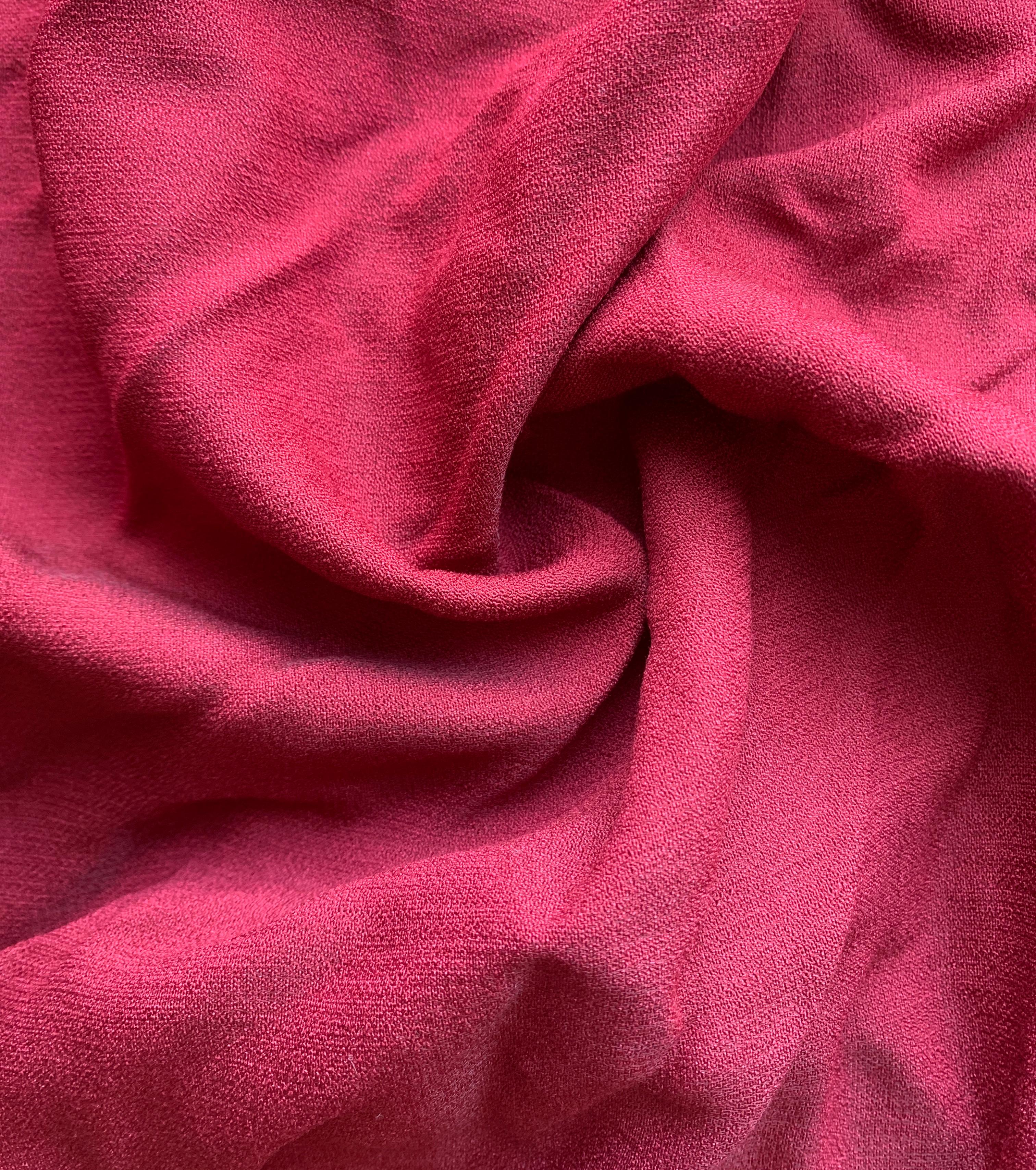 15% Nylon 85% Rayon Single Filament Crepe Chiffon Fabric Breathable 145GSM for Girls Dresses & T-Shirts