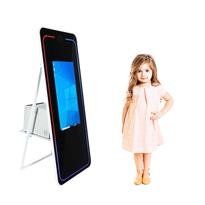 ไฟวงแหวน LED RGB เครื่องบูธกระจกภาพประกายทองใหม่ล่าสุด2025 - Product Image 6