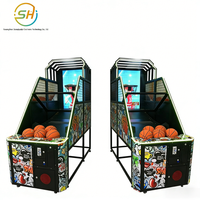 Machine de jeu de basket-ball LCD 55 pouces, équipement d'arcade à monnayeur pour tir au panier