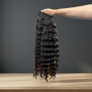 Extensiones de Cabello Humano Rizado de Color Natural, Trama de Cabello Humano Rizado de Color Natural de Primera Calidad - Product Image 4