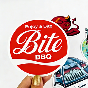 Pegatinas con Logotipo de Dibujos Animados Personalizados, Maqueta Gratuita, Resistentes a los Rayos UV, Etiquetas Adhesivas de Vinilo PVC Impermeables para Uso en Exteriores - Product Image 5