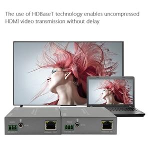 Extenseur HDMI (<span class=keywords><strong>HD</strong></span>-Base-t 100M) prend en charge la transmission de signal HDMI Full <span class=keywords><strong>HD</strong></span> 1080p 60Hz, 3D, 4K x 2K/30Hz - Product Image 4