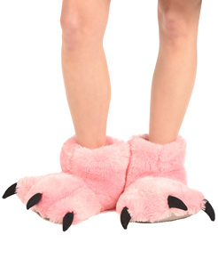 Yangzhou – pantoufles d'intérieur antidérapantes, pieds de dinosaure vert, trois rapaces en peluche, pantoufles chaudes en peluche - Product Image 6