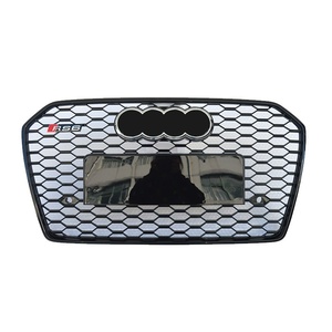 Nuova Griglia Frontale per <span class=keywords><strong>Audi</strong></span> A6L <span class=keywords><strong>RS6</strong></span> 2016-2018 A6 C7PA e Paraurti con Rete a Nido d'Ape Migliorata in ABS - Product Image 1
