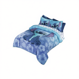 Edredón Doble Lavable con Fundas de Costura en Azul Concord - Product Image 1