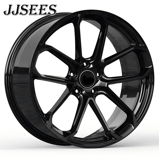 JJSEES Gloss Black OEM Wholesale Alloy Passenger Car Wheels 17 19 20 21 22 Inch Rims 5x120 Pcd 5x112pcd 5x114.3 Wheels for Honda