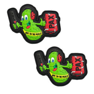 Parches de PVC de goma suave 2D personalizados de Primary Maker, cosidos, con corte de precisión, para ropa, con diseños de corazón, alfabeto y sombrero. - Product Image 1