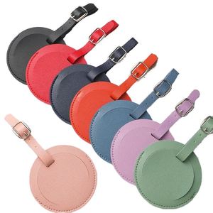Hot-Selling Custom Logo Letter PU Leather Luggage <b>Name</b> <b>Tag</b> Waterproof Eco-Friendly Boarding Suitcase Anti-Loss Cross-Border - Product Image 4