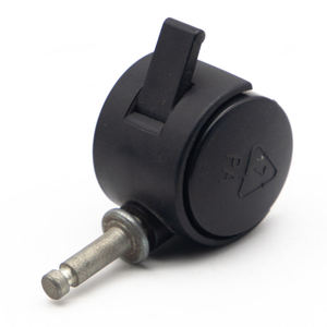 Elite-Shield Non-Marring Poly Swivel Caster Wheels <b>Set</b> Of 4 Pieces Floor-Safe Silent Motion And Soft-Touch Surface For Material - Product Image 2