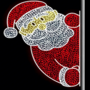 Lumière LED de Noël pour poteau, conçue pour intégrer l'éclairage existant dans le paysage festif - Product Image 1