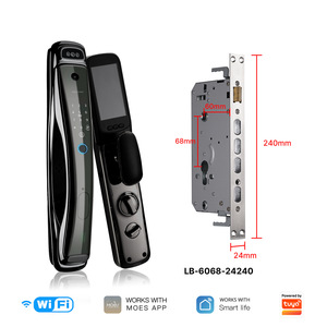 Wifi Thông Minh An Ninh Khóa Cửa 3D Nhận Dạng Khuôn Mặt 1MP Máy Ảnh Hồng Ngoại Tầm Nhìn Ban Đêm Đánh Thức Vân Tay Thẻ IC Mật Khẩu Mở Khóa - Product Image 2