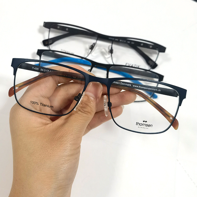 Mix Assort New Material High Quality Ultralight Memory Titanium Frame Men and Women Stainless Metal Optical Glasses