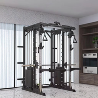 Grossistes Support à squats en acier multifonctionnel Cadre d'entraînement pour petits oiseaux Banc de presse et portique de fitness pour la salle de sport à domicile