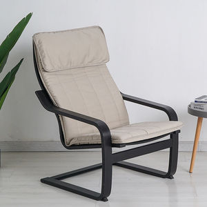 Sillón <span class=keywords><strong>Reclinable</strong></span> Moderno de Madera con Respaldo Sólido para Dormitorio y Sala de Estar - Product Image 4