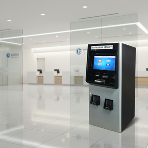 Máquina de Cambio de Billetes y Monedas Hunghui, Terminal de Autoservicio con Pantalla Táctil Android, Quiosco de Efectivo y Monedas - Product Image 1