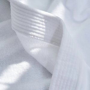 Peignoir <span class=keywords><strong>de</strong></span> spa en coton gaufré 100 %, serviette <span class=keywords><strong>de</strong></span> <span class=keywords><strong>bain</strong></span> douce en tissu éponge pour hommes et femmes, qualité hôtelière pour hôtels 5 étoiles - Product Image 2