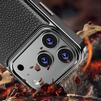 Étui de téléphone magnétique professionnel en cuir PU pour iPhone 17 13 Pro Max 14 15 16 Plus 17 Air avec support dissimulé et protection intégrale