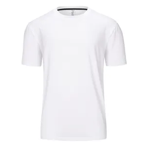 Camiseta esportiva unissex em branco para homens, camiseta esportiva de secagem rápida com logotipo personalizado, camisa de melhor qualidade