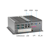 Ordinateur industriel embarqué sans ventilateur PCI SLOT I5-5257U BOX PC IPC 2LAN 6COM 6USB avec emplacement d'extension PCIe X4/x1