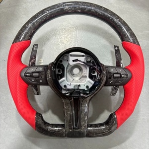 Volant de direction de voiture en cuir personnalisé de style sportif en fibre de carbone G pour <span class=keywords><strong>BMW</strong></span> Série 3 Série <span class=keywords><strong>5</strong></span> F30 F10 F90 <span class=keywords><strong>F80</strong></span> F82 F87 F36 E60 - Product Image 3