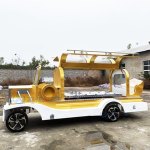 Factory Customized Vintage Black Coffin Carriage Horse Wagon Antique Electric Buggy Electric Funeral Horse Hearse - Product Image 3