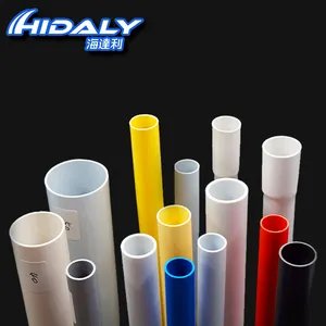 Factory Direct 16mm 20mm 25mm 32mm 40mm 50mm PVC Tube white Plastic Electrical Pipe for Malaysia Conduit