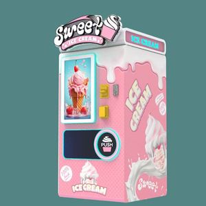 Máquina Expendedora de Helados Suaves Totalmente Automática e Inteligente con Robot, Pantalla Táctil de Acero Inoxidable, Monitoreo Remoto, Precio de Fábrica - Product Image 1