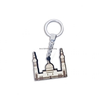 Porte-clés personnalisé en métal émaillé souple, motif puits d'eau Zamzam, pour les croyances religieuses islamiques