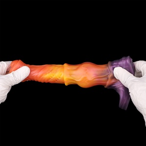 YC-2199 Funda de Silicona Realista para Pene, Juguetes Sexuales para Adultos, Estimulación del Punto G, Vagina y Ano, Fundas Realistas para Pene Grueso - Product Image 4