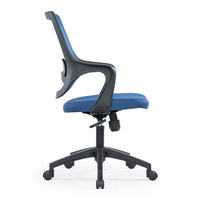 Tissus en maille modernes pour chaises chaise de bureau en maille pour personnel à dossier moyen chaise de bureau pivotante en maille