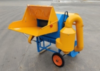 Décortiqueuse de céréales polyvalente Kefeng 600 kg/h pour riz, soja, sorgho, colza – Batteuse mobile portable