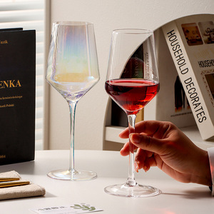 Nordic Style Red Wine <b>Glasses</b> Crystal Stemmed Gold Plated Colored <b>Amber</b> And Smoky Gray Party Use - Product Image 4