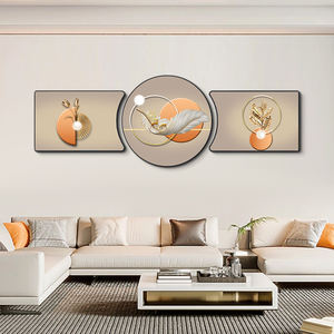 Nuovo Design: Set di 3 Stampe d'Arte in Porcellana Cristallina con Cornice in PVC e Alluminio, Natura Morta di Lusso per <span class=keywords><strong>Soggiorno</strong></span> Moderno - Product Image 4