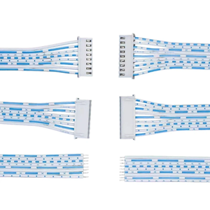 Cabo de Fita de Cobre Azul e Branco XH2.54 com Terminal Dupont, Cabo de Alimentação 2-12p para Montagem de Fiação de Máquinas de Computador - Product Image 1