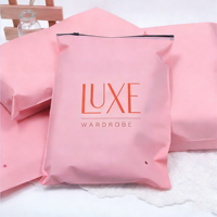 Sac à fermeture éclair coulissante en PVC transparent mat givré avec logo personnalisé, en EVA, pour bagues – Grande Vente